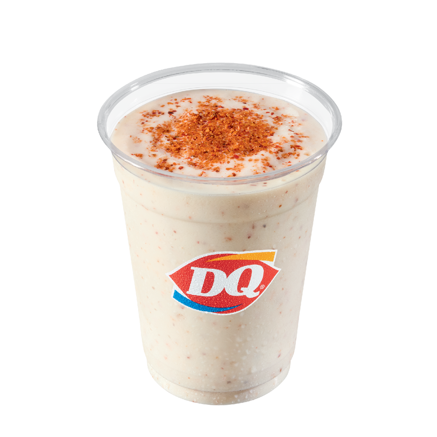 Pineapple lemonade cooler with Tajín blended with soft serve in a DQ cup