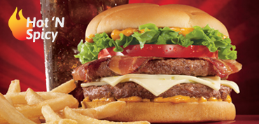 FlameThrower Burger Combo