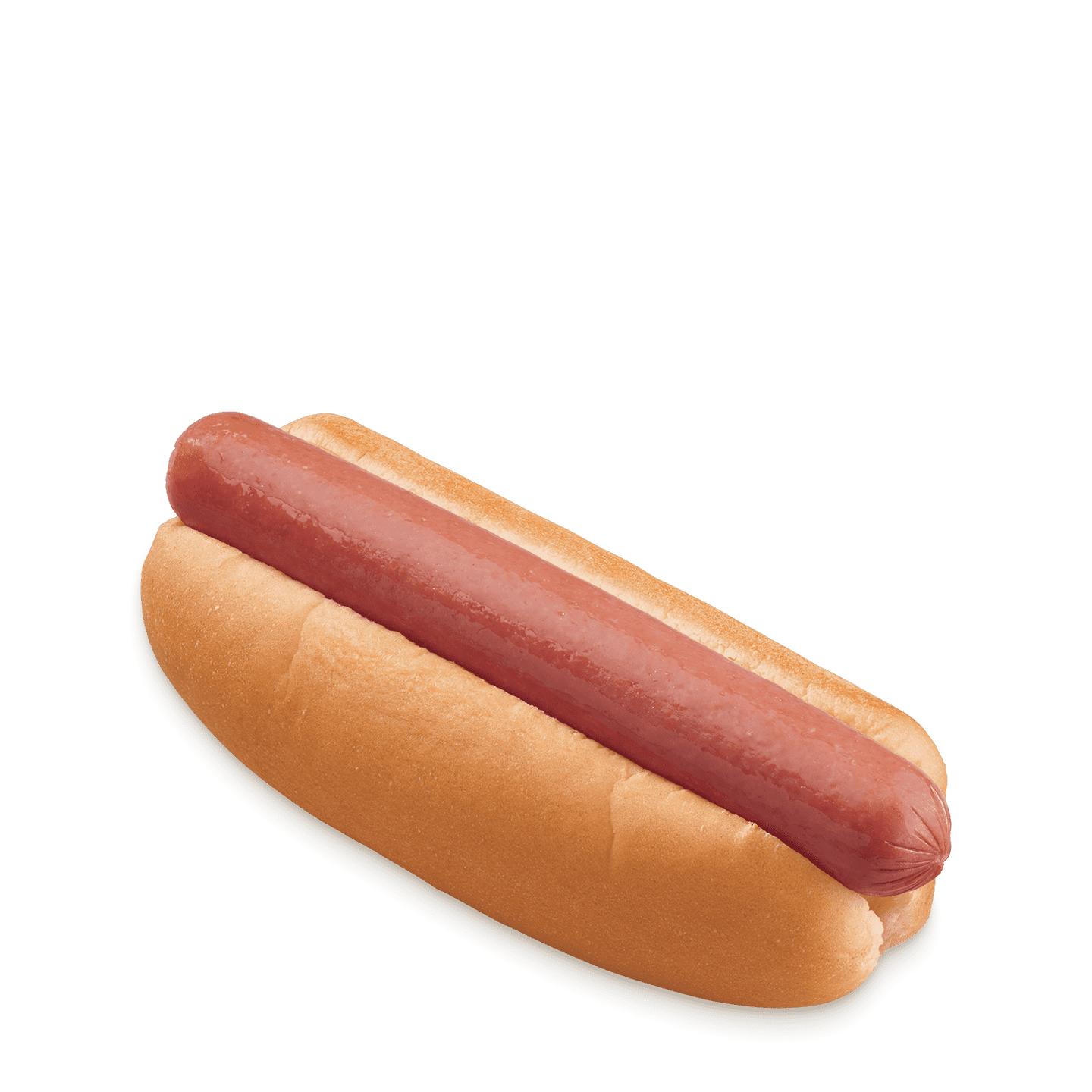 Hot dog in a soft bun