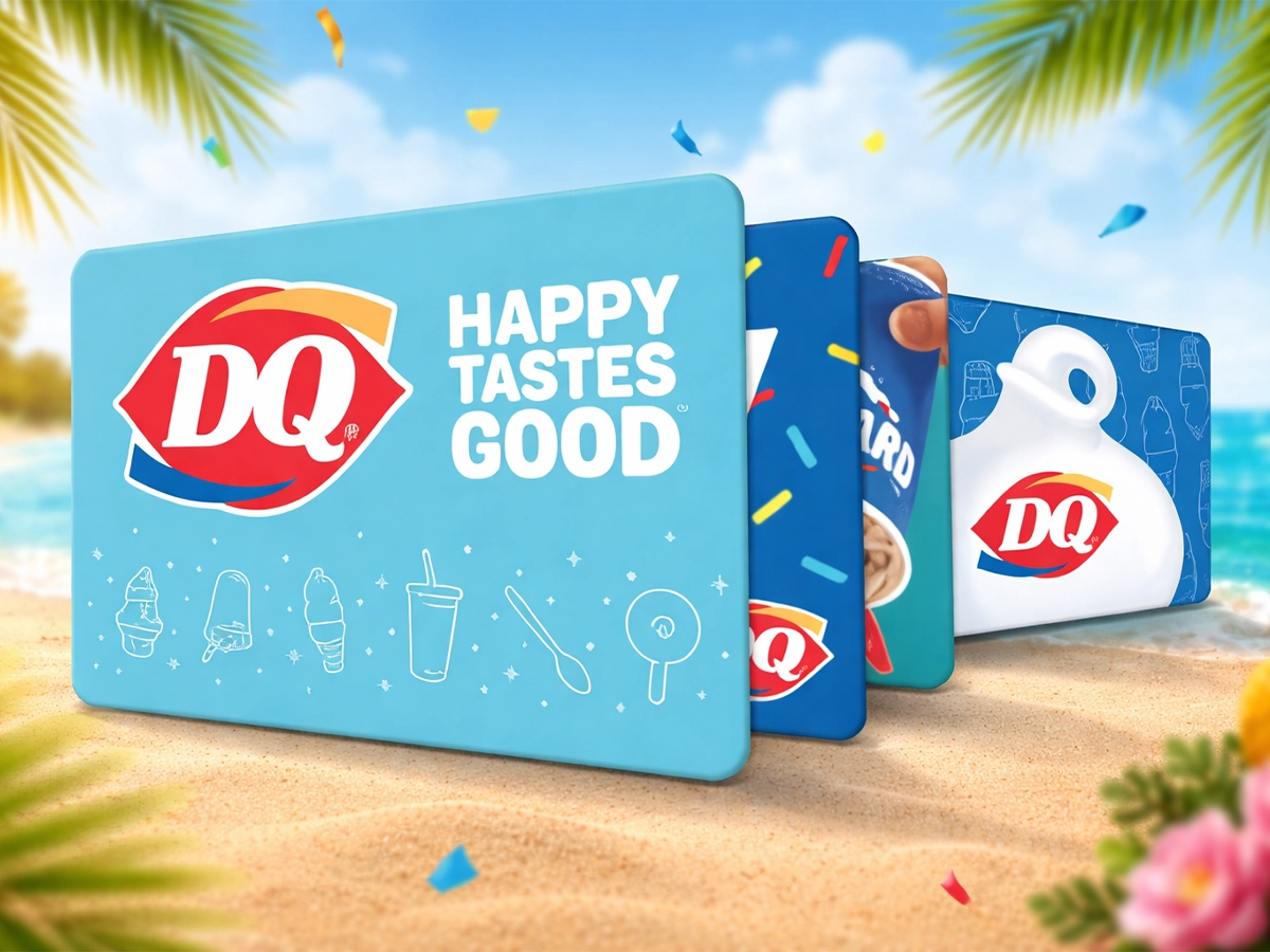 Assorted Dairy Queen gift cards