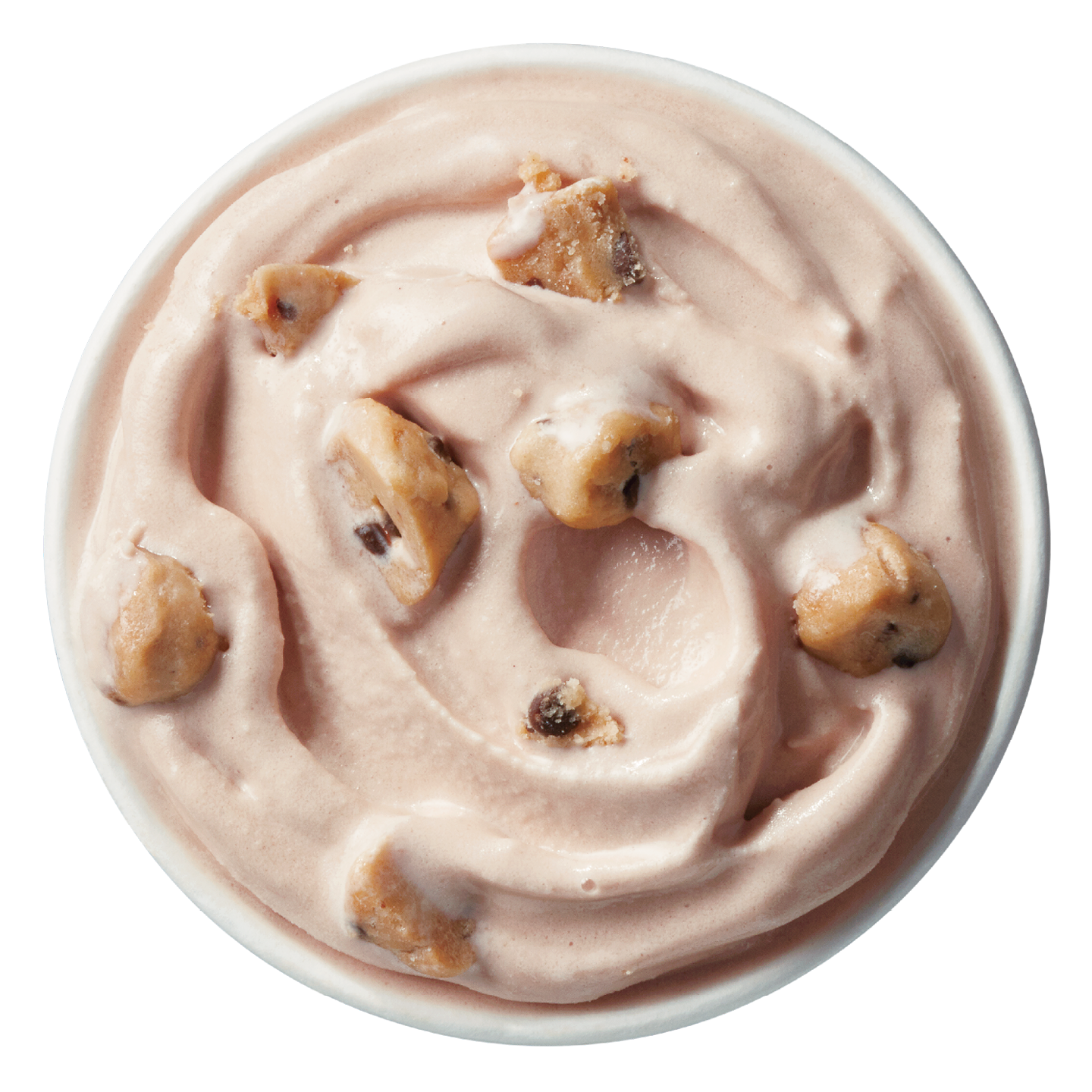 Cookie dough Blizzard with chocolate chunks