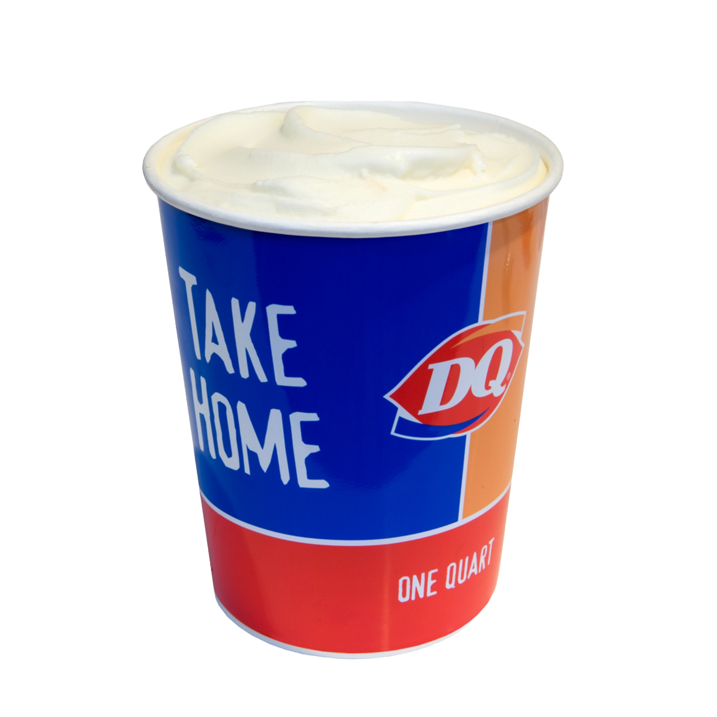 Quart of dairy queen soft serve ice cream