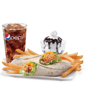 2 Chicken Wraps Lunch